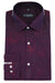 Purple Self Designed Cotton Shirt
