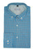 Blue Light & Dark Check Cotton Shirt
