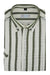 Green & White Broad Stripes Cotton Linen Shirt