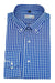 Blue With White Checked Cotton Shirt