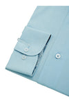 Sky Blue Plain Designer Cotton Shirt