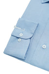 Blue Broad Twill Designer Cotton Shirt