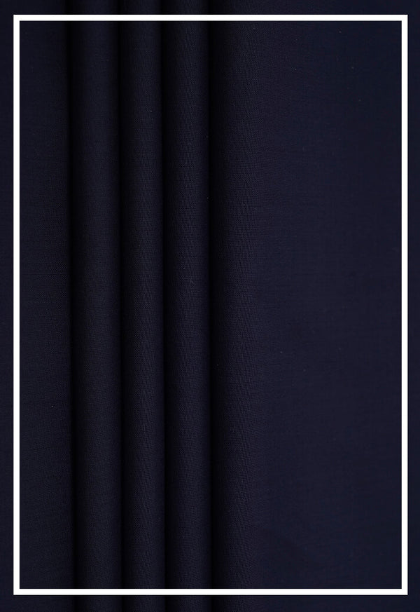 Premium Cotton Navy Blue Fabric