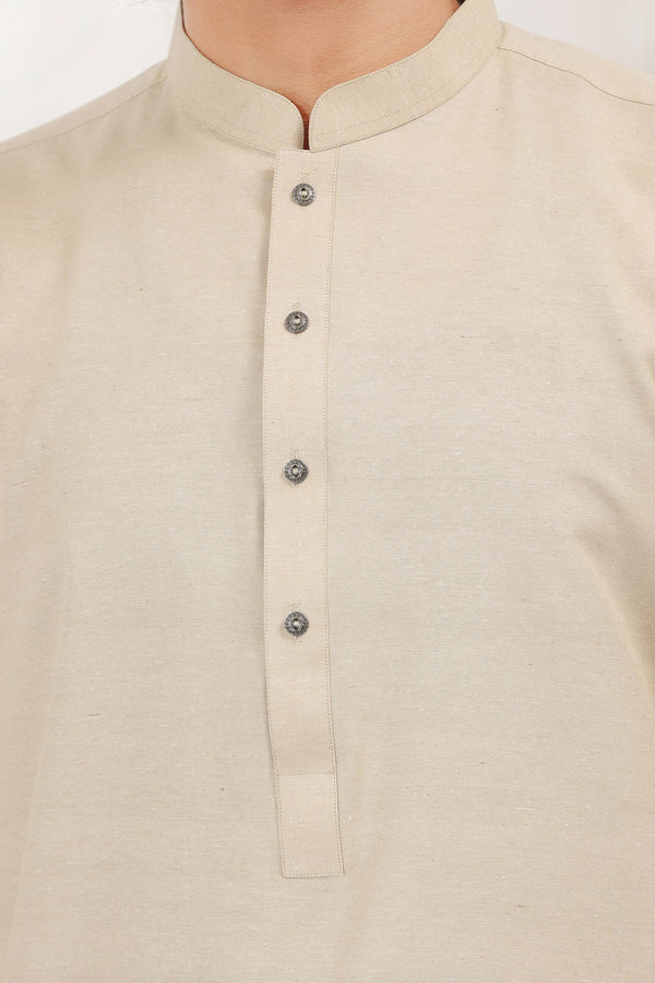 Sand Beige Karandi Kurta Shalwar