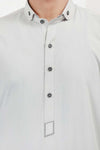 Greyish Beige Designer Wash & Wear Shalwar Kameez