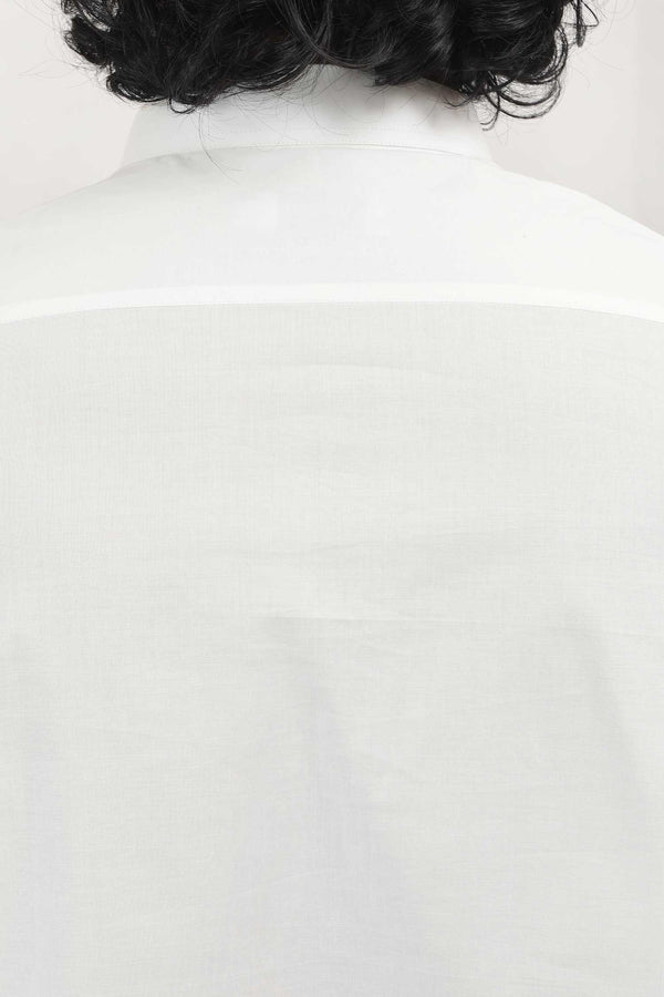 Off-White Elegant Chicken Kari Kurta Pajama