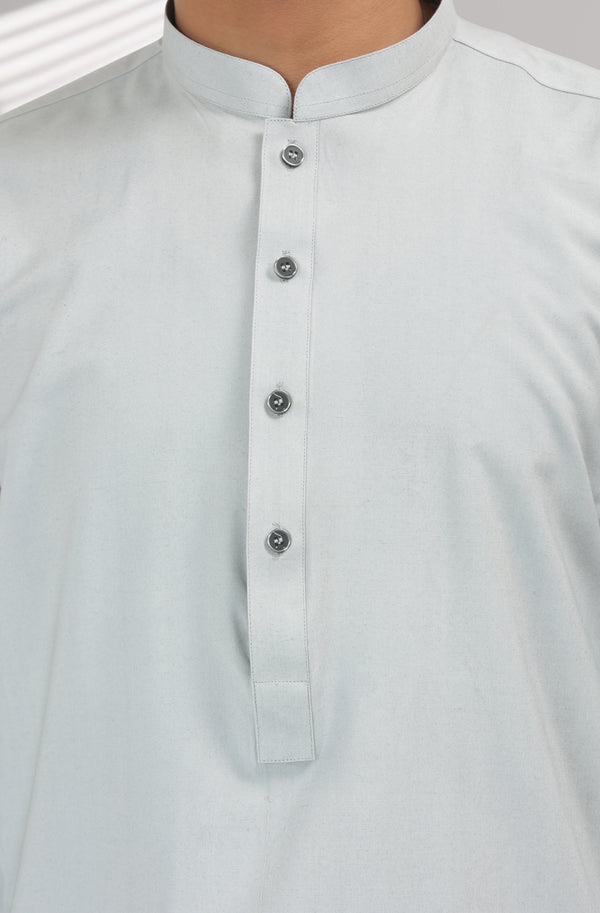Ice Blue Karandi Kurta Shalwar