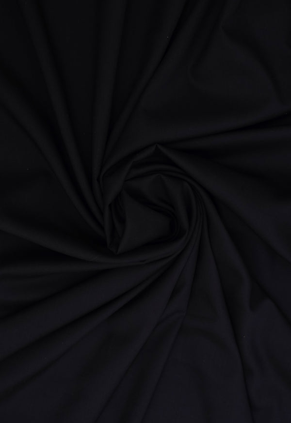 Premium Cotton Black Fabric