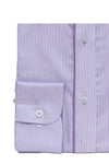 Purple Pinstripe Designer Cotton Shirt