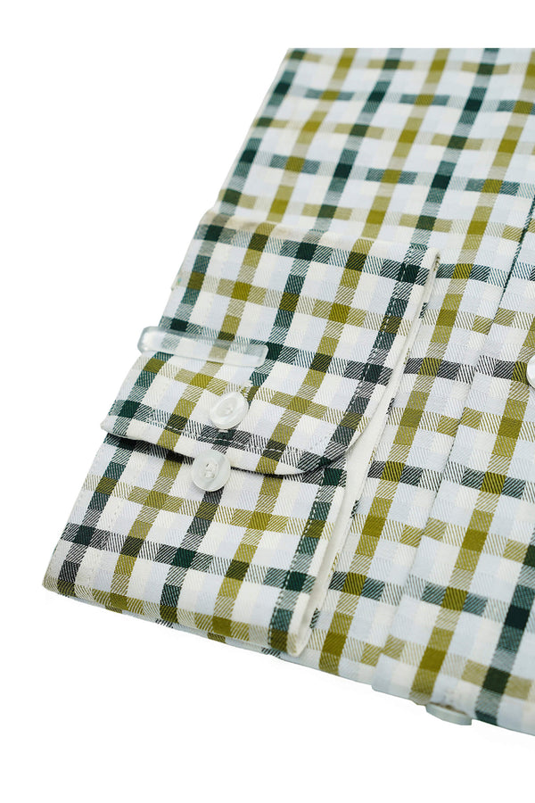 Attractive Multi Checked Cotton Shirt