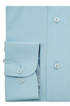 Sky Blue Plain Designer Cotton Shirt