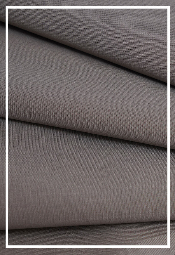 Premium Cotton Charcoal Grey Fabric