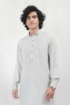 Greyish Beige Designer Wash & Wear Shalwar Kameez