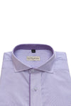 Purple Pinstripe Designer Cotton Shirt